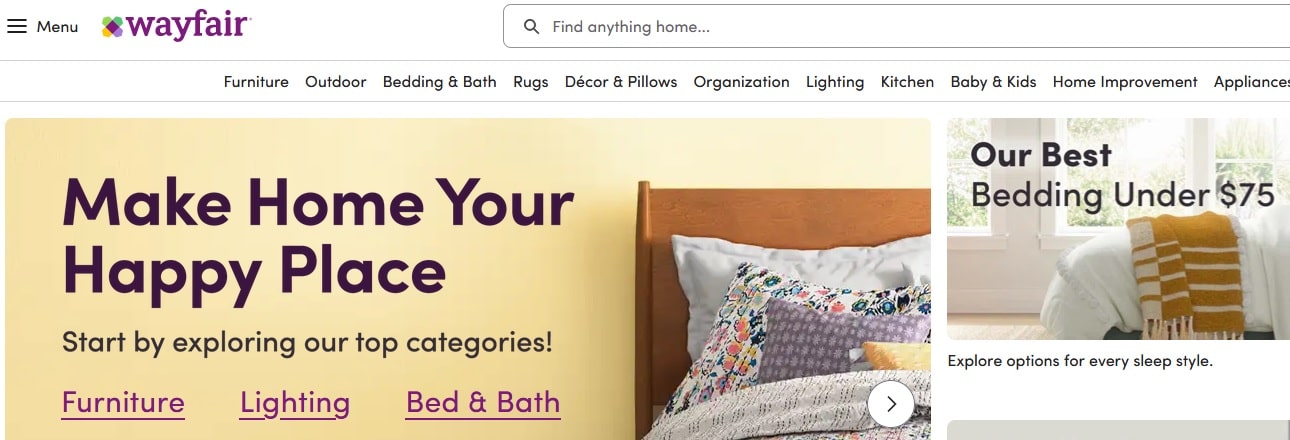 wayfair website