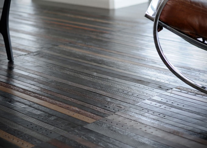 LEATHER FLOORING