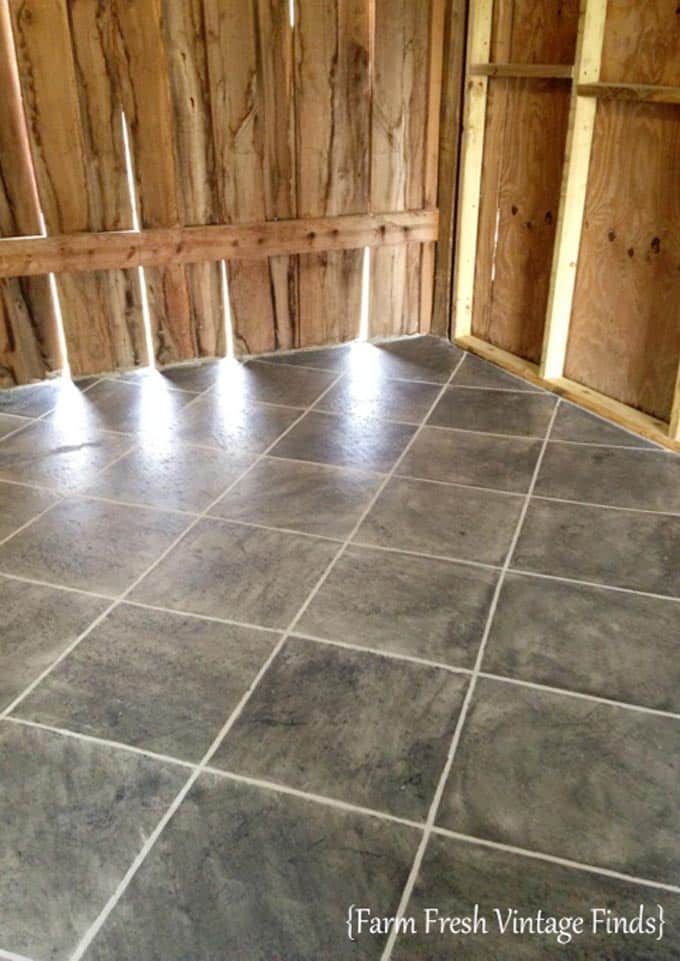 STAINED CONCRETE