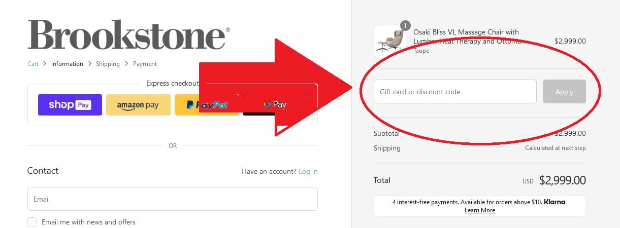 How to redeem Brookstone coupon codes