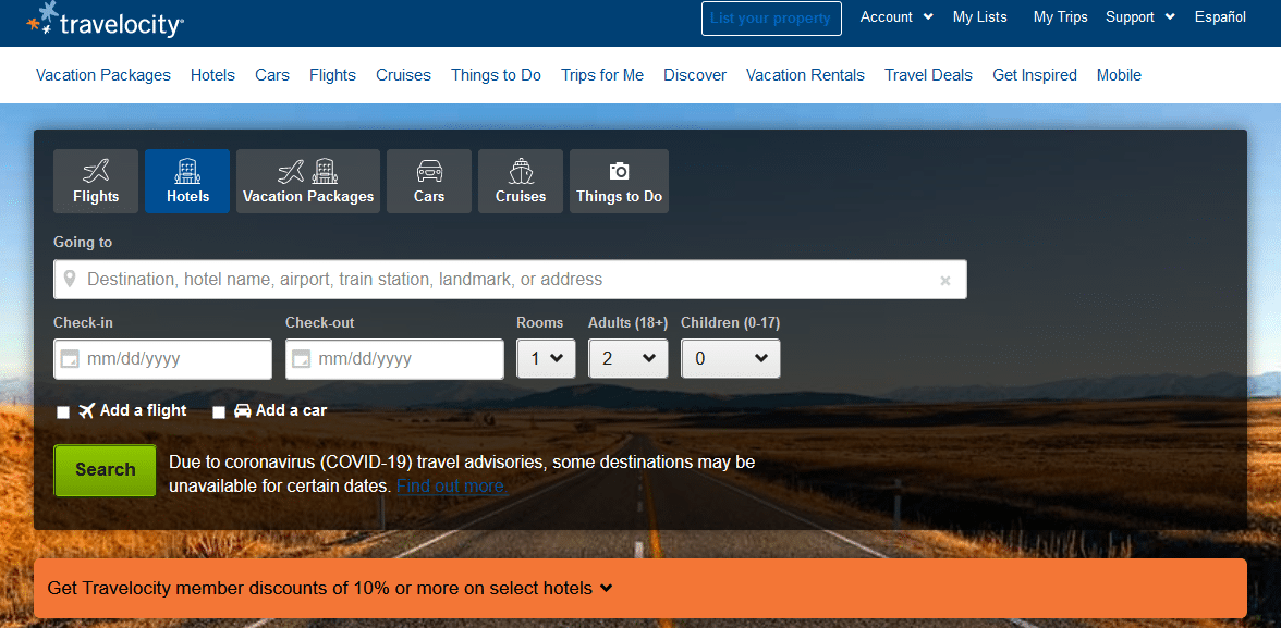 travelocity coupon car rental