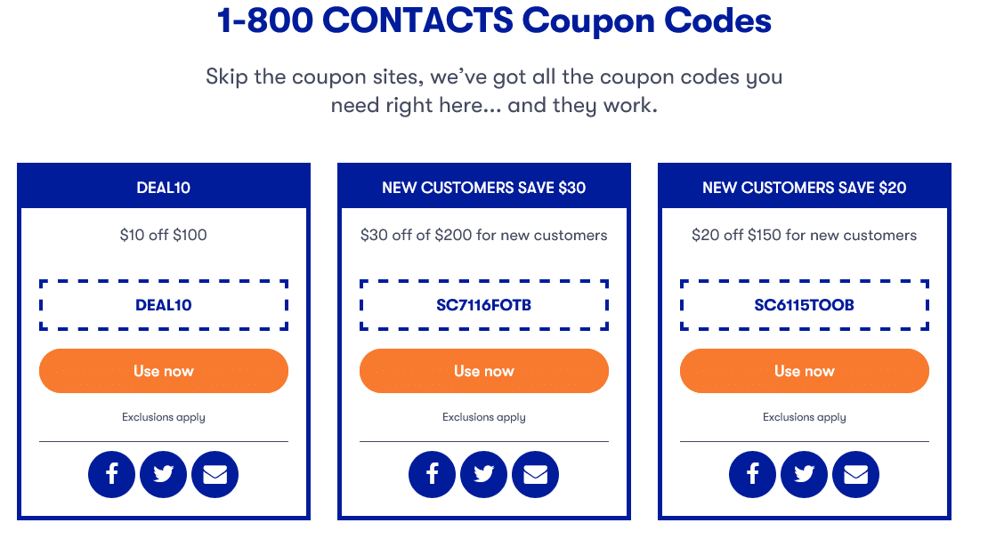 20 Off 1800 Contacts Student Discount Coupon 2022 August 20-off-1800contacts-coupons-promo-codes-deals-jun-2021