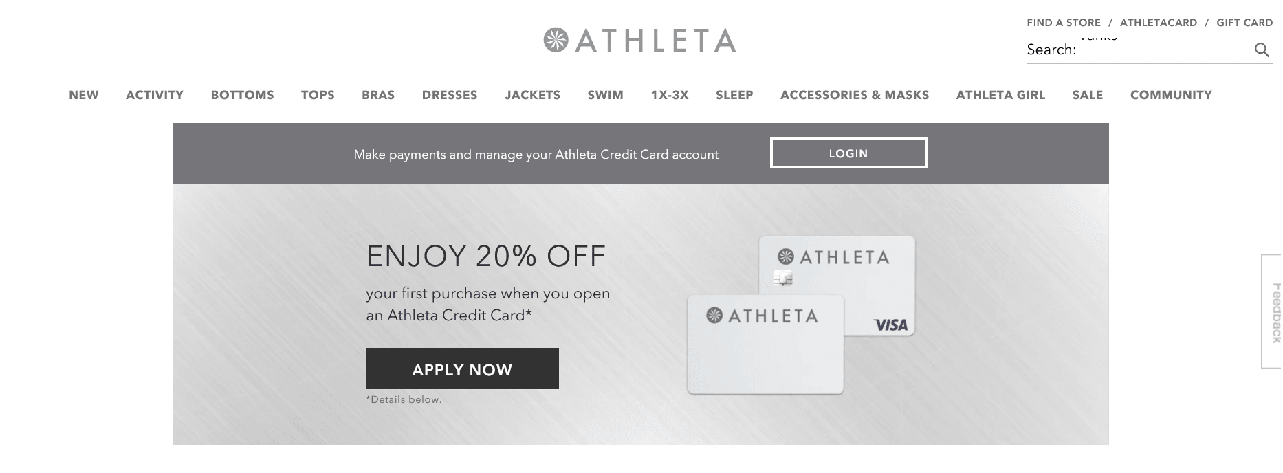 Athleta 20 off
