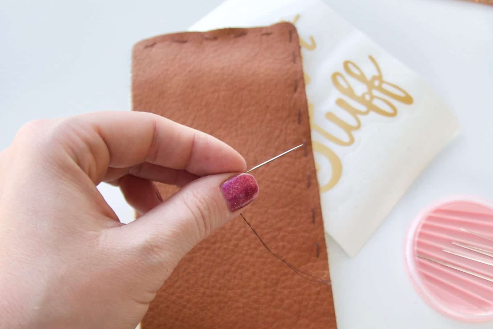 sewing the pieces