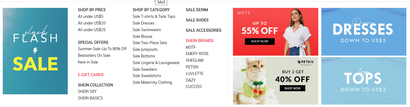 shein women
