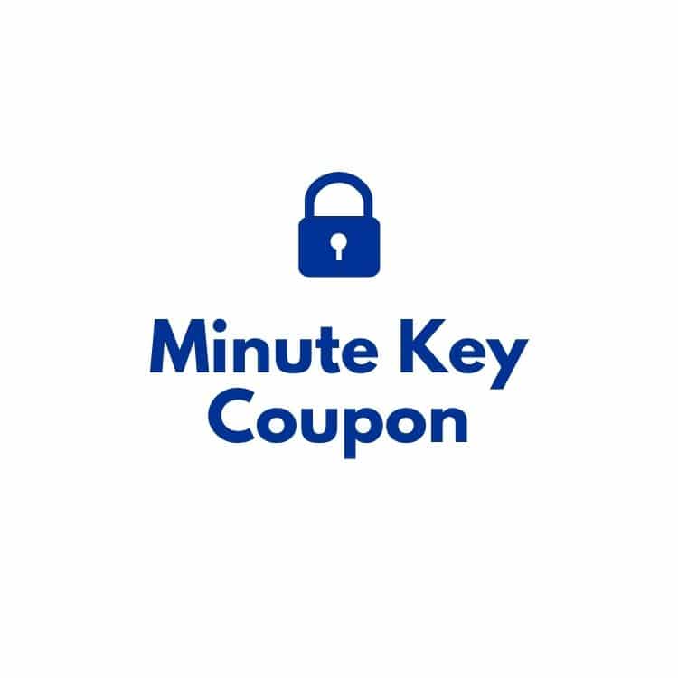 Minute key coupon