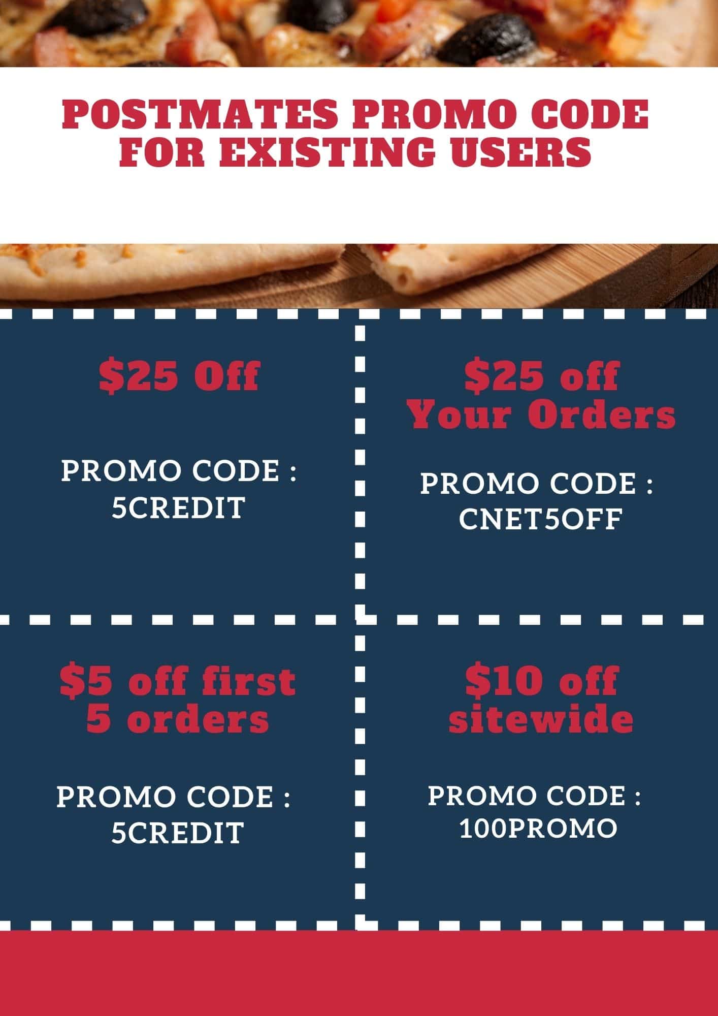 Postmate first time discount user code