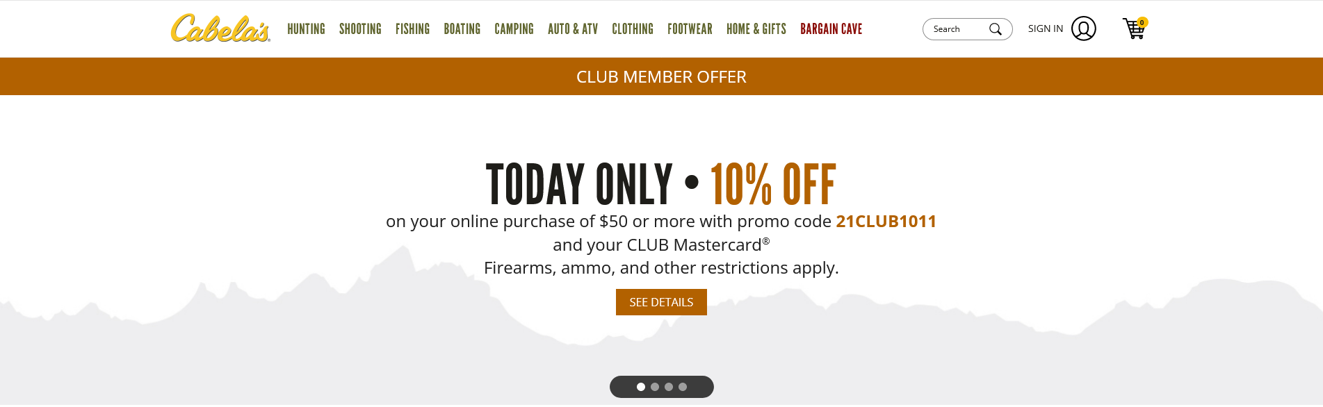 Cabelas Promo Code 10 Off 20 Off Cabelas 15 Coupon