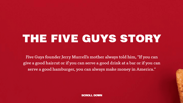 Five Guys Story 