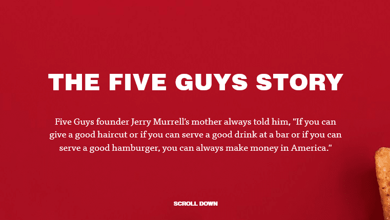 Five Guys Story