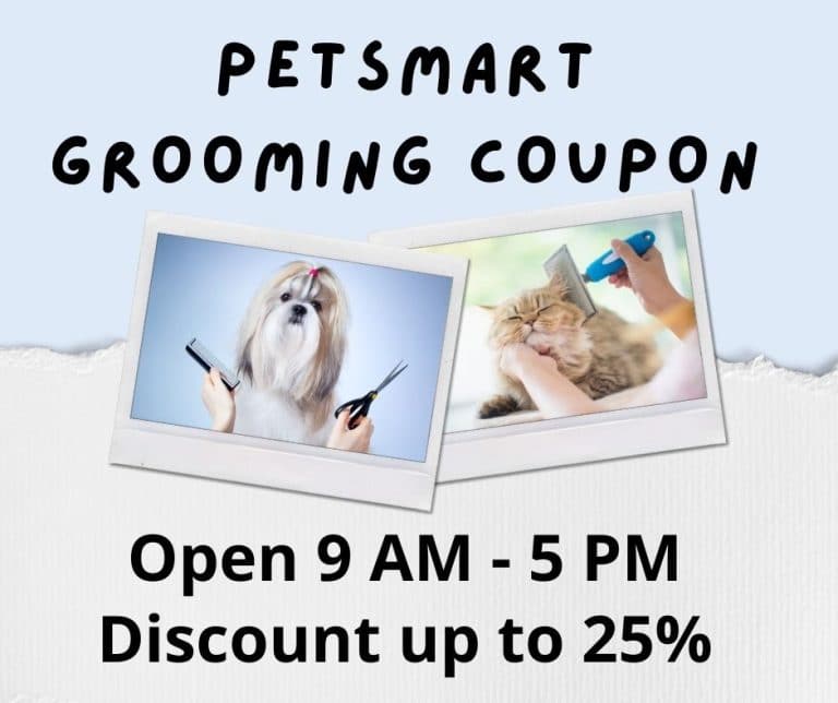 25 OFF Petsmart Grooming Coupon December 2025