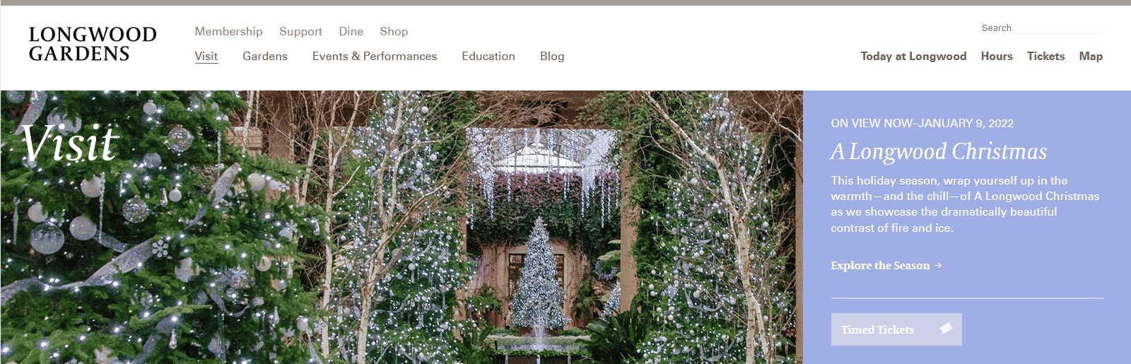 longwood gardens website