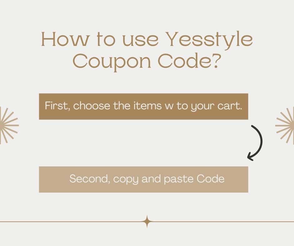 How to use Yesstyle Coupon Code