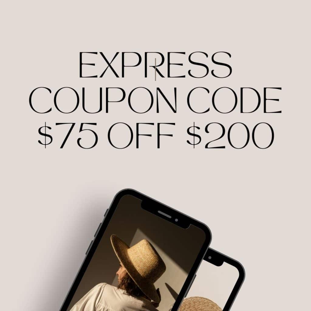 Express Coupon Code 75 off 200 January 2024 Couponlab