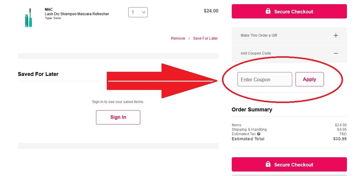 How to use Ulta coupon 