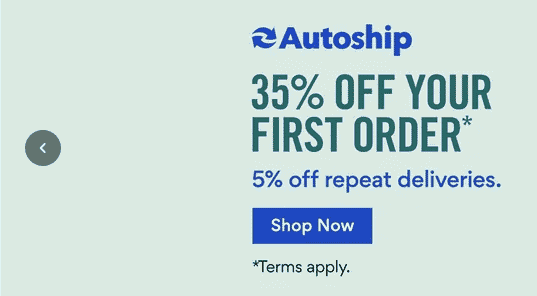 Chewy coupon code first order
