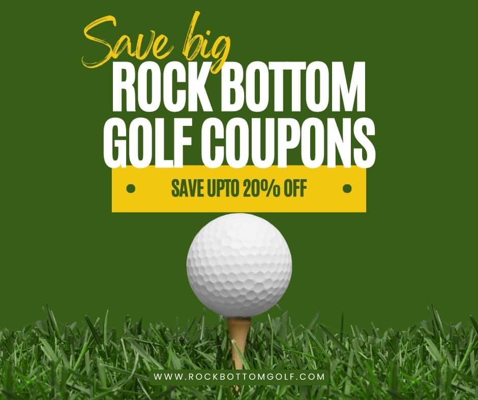 Rock Bottom Golf Coupons save upto 20 off